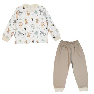 ست تی شرت آستین بلند و شلوار بچگانه سپیدپوش مدل کا...