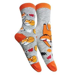 جوراب ساق بلند زنانه تن پوش هنگامه مدل روباه پاییز...