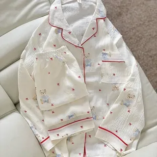 ست پیراهن شلوار استین بلند کد6802