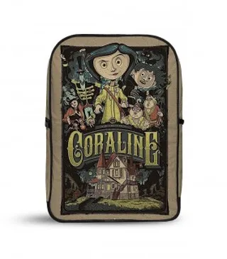کوله پشتی مخمل انیمیشن Coraline