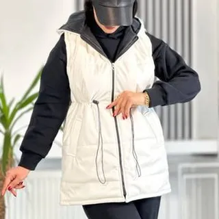 پافر زنانه طرح چرم