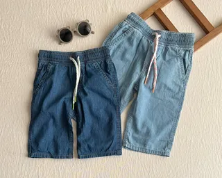 شلوارک جین کاغذی