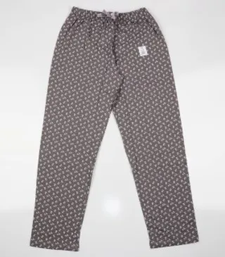 شلوار نخی و راحتی زنانه طرح دار کد 134189