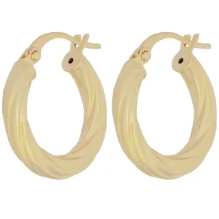 گوشواره طلا 18 عیار زنانه طلای مستجابی مدل حلقه ای...