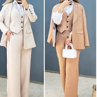 کت و شلوار سه تیکه جلیقه کت شلوار جنس مازراتی 