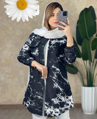 شومیز مانتویی مرمر کد 71514