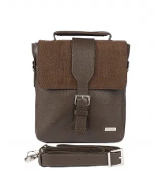 کیف دوشی چرم طبیعی مردانه مونو مدل X0001