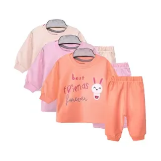 بلوز و شلوار طرح خرگوش نوزاد دختر (3 تا 18 ماه) کد 629897