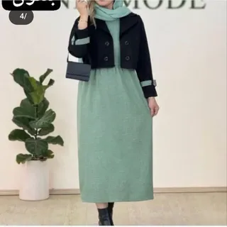 ست کت سارافون زنانه مجلسی عیدانه سارافون شانتون صوفیا کت فکورا فری تا46