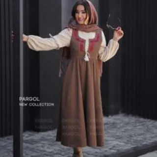 شومیز سارافون مایا کرم تیره شکلاتی