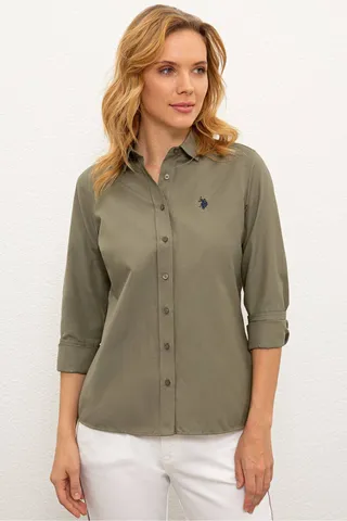 <span class="text-styled__StyledSpan-sc-d280c10c-1 dvOaRP">U.S. Polo Assn.< span>پیراهن زنانه سبز