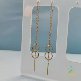 گوشواره بخیه حلقه