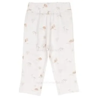 شلوار تمام چاپ طرح کانگور و دوستان رنگ کرم نیلی Nili