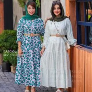 پیراهن ساحلی نیل سبز مینیمال