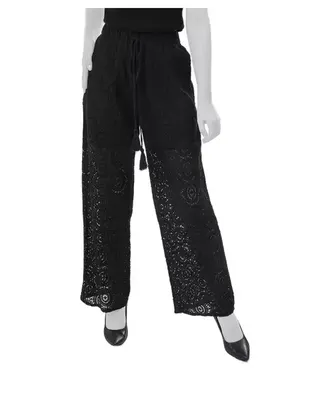 شلوار زنانه گیپور مشکی سوپردرای Superdry کد W17S50101T