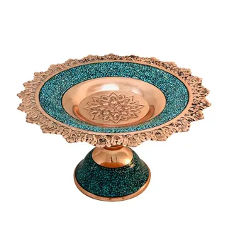شیرینی خوری فیروزه کوبی 20 سانتی کد 297