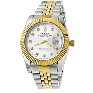 ساعت مچی مردانه رولکس ROLEX طرح دیت جاست مدل 1268