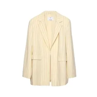 کت رسمی زنانه استرادیواریوس مدل 2011 رنگ لیمویی