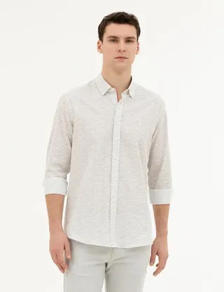 پیراهن آستین بلند مردانه پیر کاردین