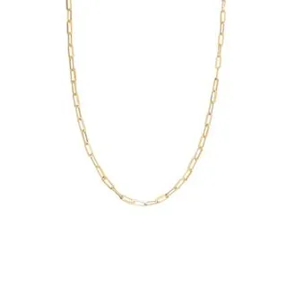 گردنبند طلا 18 عیار زنانه با طرح مینیمال ماوی گالری مدل مستطیل مینی