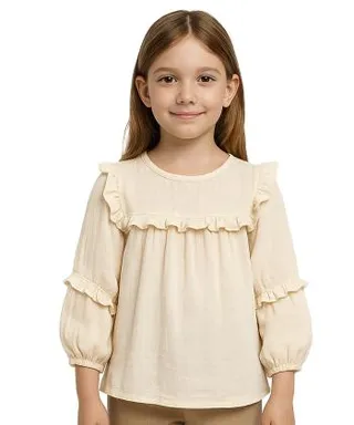 بلوز نخی دخترانه نونا مدل 11798