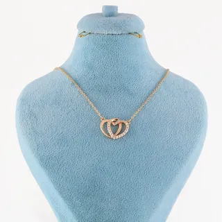 گردنبند زنانه ژوپینگ مدل قلب کد ne517