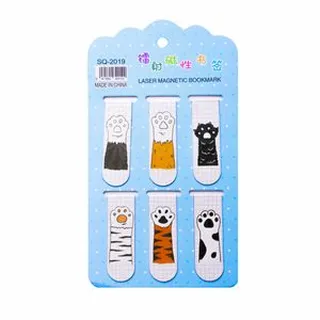 نشانگر کتاب مدل مگنتی طرح پنجه بسته 6 عددی