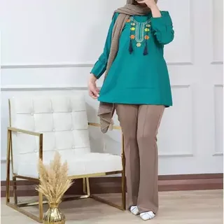 تونیک بابوس گلدوزی شده نورا 