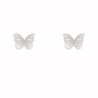 گوشواره نقره پروانه