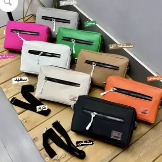 کیف زنانه، کیف زنانه دوشی، کیف زنانه پاسپورتی ، کیف زنانه بند بلند مدل نانسی 