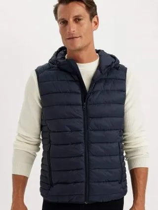 جلیقه ورزشی مردانه سرمه ای دفکتو