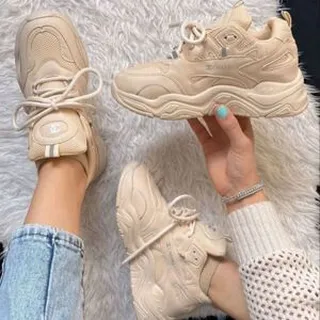 کفش لژدار زنانه مدل چنل بارب رنگ کرم