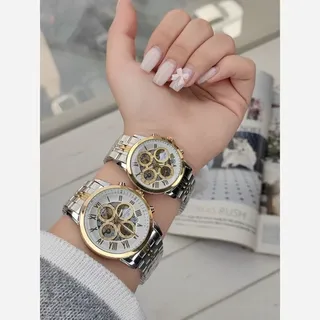ست ساعت مچی مردانه و زنانه  سیتیزن  سه موتور فعال 112کد جدید 