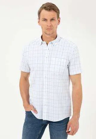 پیراهن آستین کوتاه مردانه پیر کاردین