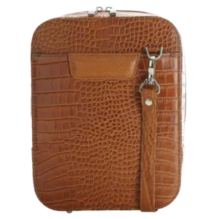 کیف دوشی مردانه چرم طبیعی مدل هومان کد 2600