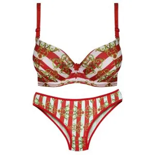 ست شورت و سوتین فنردار زنانه برند لنا مدل پوش آپ کد 4378-5