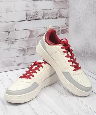 کفش کتونی زرشکی 6623