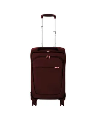 چمدان زرشکی نیلپر توریستر Nilper tourister مدل آوان سایز کوچک کد NTLS111003