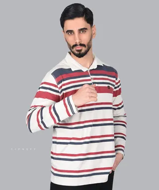 تیشرت یقه دار مردانه آستین بلند 1382