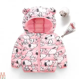 کاپشن دخترانه پفی اسپرت ضدآب گرم 3 لایه...