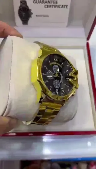 ساعت دیزل شاخ دار مردانه با جعبه و گارانتی 