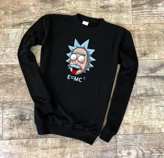 سویشرت طرح ریک و مورتی | E = MC2 Einstein funny T-Shirts