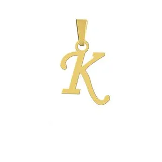 آویز گردنبند هایکا مدل حرف K کد q.h 46