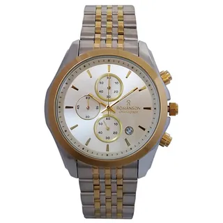 ساعت مچی عقربه‌ای مردانه رومانسون مدل بندفلزی سه م...