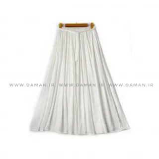 دامن سفید   قد 90 کد (555)