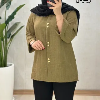 C027- تونیک دکمه طلایی 2