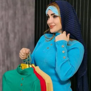 بلوز آستین بلند ۳ دکمه ۴۲۵۰۰۴۵
