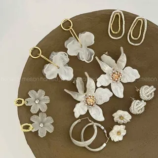 گوشواره گل سرامیکی کد 310406