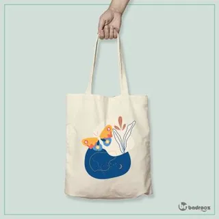 کیف خرید کتان فانتزی 01