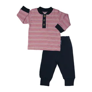 ست تیشرت و شلوار نوزادی آدمک کد 111201 راه راه